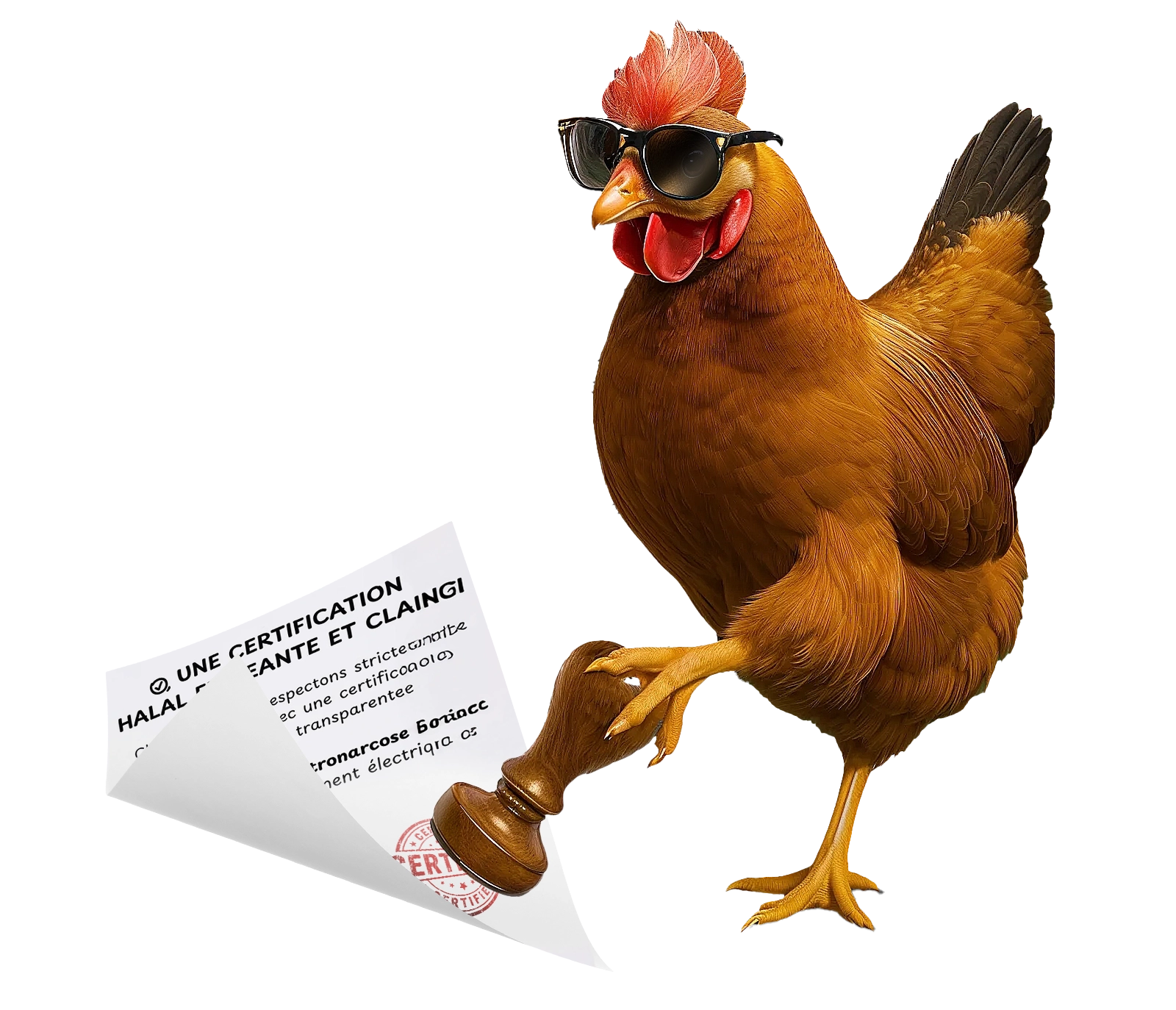 Coq certifié – Halal Services et HFC